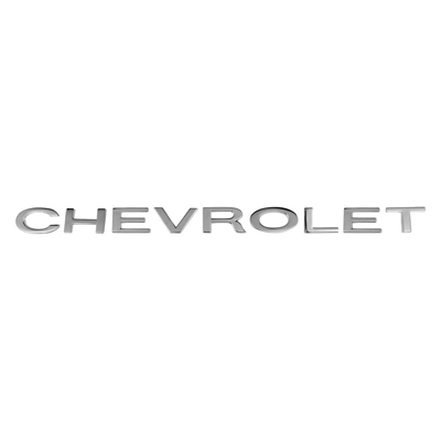 64-65 Chevelle Rear Panel Emblem Cheverolet Letters Drivers Quality