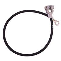 69-70 Chevrolet/GMC Truck V8 Small Block 2wd with AC, Negative Ground Battery Cable, Black, Top Post