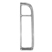 69-72 Fleetside Tail Light Bezel, Bright Finished Aluminum, RH