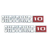 71-72 Front Fender Emblems, 