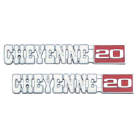 71-72 Front Fender Emblems, 