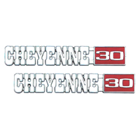 71-72 Front Fender Emblems, 