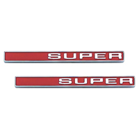 71-72 Front Fender Emblems, 