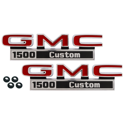 71-72 GMC Front Fender Emblems, 