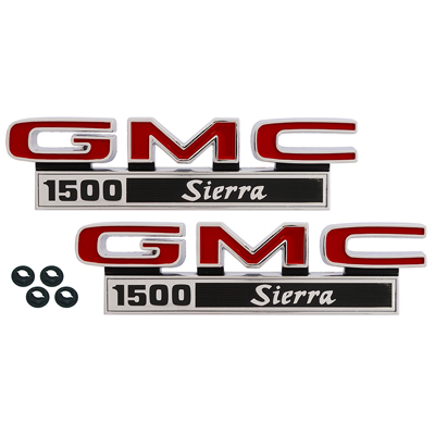 71-72 GMC Front Fender Emblems, 