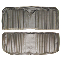 71-72 Pick-up Seat Cover Kit, Bench, Black