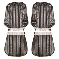 71-72 Pick-up Seat Cover Kit, Buckets, Black