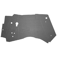 71-72 Firewall Pad, Original Style, Center