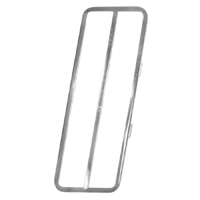 71-72 Accelerator Pedal Trim, Stainless Steel