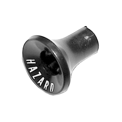 69-72 Chevrolet Car Black Hazard Switch Knob