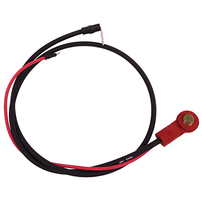 71 Chevrolet/ GMC Truck V8 Small Block Positive Battery Cable, Red, Side Post