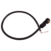 71 Chevrolet/ GMC Truck 6 Cyl. Negative Ground Battery Cable, Black, Side Post