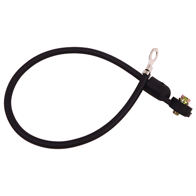 71 Chevrolet/ GMC Truck V8 Big Block Negative Ground Battery Cable, Black, Side Post