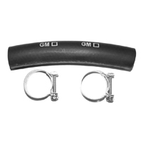 71-87 Water Pump Bypass Hose, 396 Big Block with Clamps