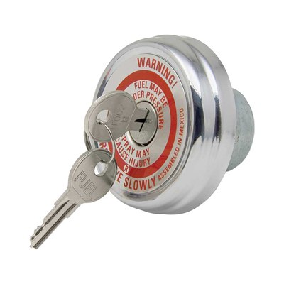 65-74 Full Size Locking Gas Cap W/2 Keys All Exc Wagon