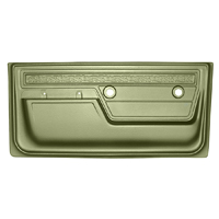 72 Deluxe Interior Door Panels, Green, Pair