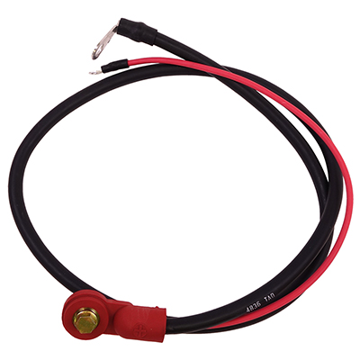 72 Chevrolet/ GMC Truck V8 Small Block 2wd Positive Battery Cable, Red, Side Post