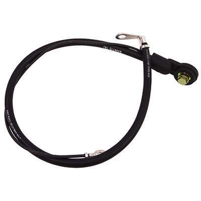 72 Chevrolet/ GMC Truck 6 Cyl. Negative Ground Battery Cable, Black, Side Post