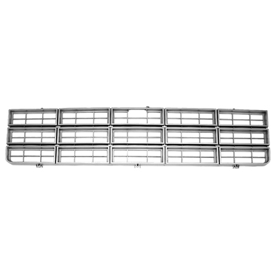 73-80 Chevrolet Grill, Silver, Replacement, without Emblem Provision