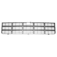 73-80 Chevrolet Grill, Silver, Replacement, without Emblem Provision