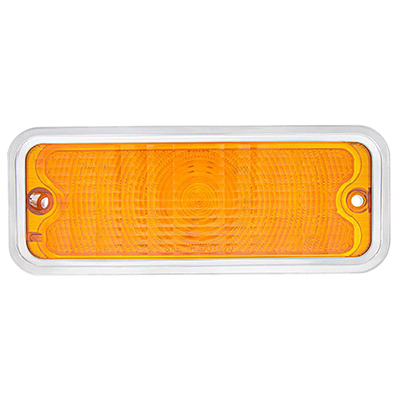 73-80 Chevrolet/GMC Park Light Lens w/ Trim L.E.D. Amber LH