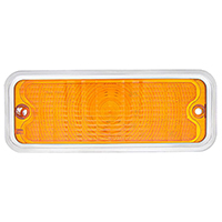 73-80 Chevrolet/GMC Park Light Lens w/ Trim L.E.D. Amber LH
