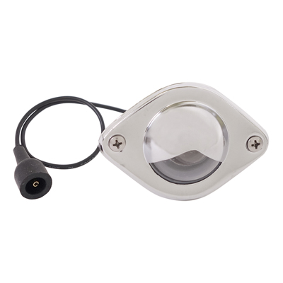 73-91 Fleetside w/ Step Bumper License Plate Light Assembly