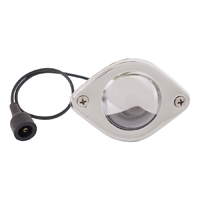 73-91 Fleetside w/ Step Bumper License Plate Light Assembly