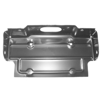 Rear License Plate Panel, Black