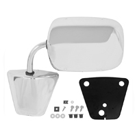 73-87 Stainless Steel, Exterior Mirror, Standard