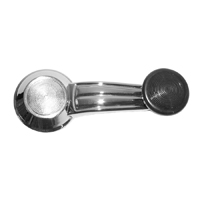 73-76 Chevrolet / GMC Truck Window Crank Handle, with Black Knob & Clip