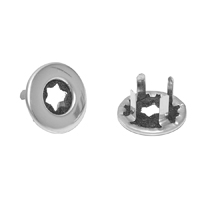 73-87 Door Lock Knob Bezel, Stainless