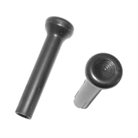 73-91 Truck Door Lock Knobs,White , Pair