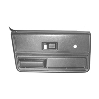 73-76 Replacement Style Black Front Door Panels, Black