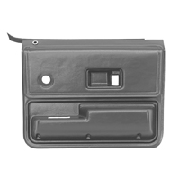 73-76 Replacement Style Black Rear Door Panels, Black