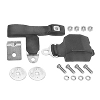 73-87 Black Bench Seat retractable Seat Belts, Replacement