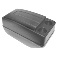 73-87 Black Center Console, ABS Plastic