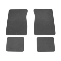 73-74 Sub/Crew, 4-Piece 80/20 Loop Carpeted Floor Mats, Black