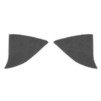 73-74 Truck, Blazer, Crew Cab, 80/20 Loop Kick Panel Carpet Set, Black