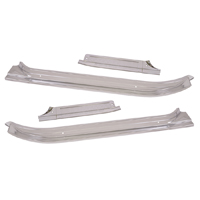 73-76 Truck 4 Pc Aluminum Door Sill Plate Set