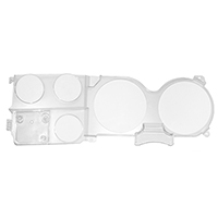 73-80 Instrument Cluster Lens W/ Gauges, & Clock