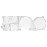 73-87 Instrument Cluster Lens, W/ Gauges, W/O Clock