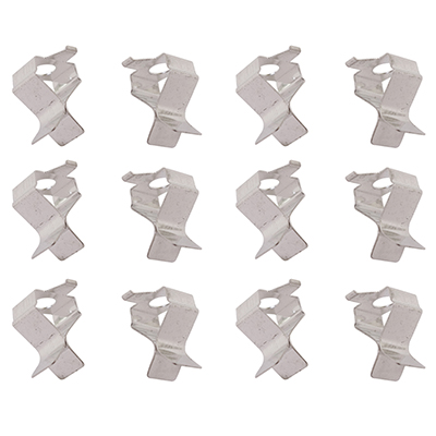 76-90 Chevrolet Passenger Car Instrument Cluster Printed Circuit Retaining Clip Kit, 12 Pieces