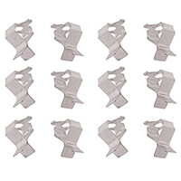 76-90 Chevrolet Passenger Car Instrument Cluster Printed Circuit Retaining Clip Kit, 12 Pieces