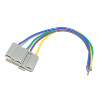 73-87 4-Terminal Heater Blower Motor Resistor Pigtail, W/O AC