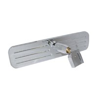 Truck Ball Milled Aluminum/Chrome Interior Rear View Mirror