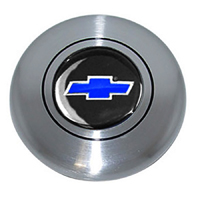 73-87 Chevrolet Truck Comfort Grip Horn Button, Blue Bowtie