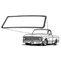 73-87 Truck 73-91 Blazer Or Sub STD Cab Windshield Seal