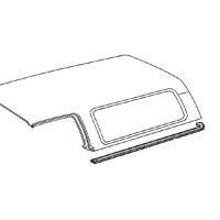 73-75 Blazer Top To Body Side Seals, LH & RH