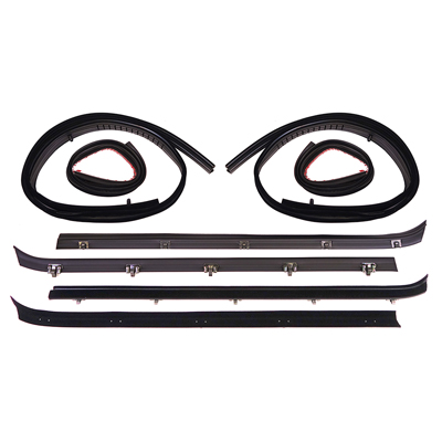 73-80 Chevrolet / GMC Truck Door Window Anti-Rattle & Channel Kit